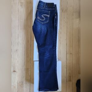 Womens Silver Jeans Suki Mid Slim Bootcut size W31/L33